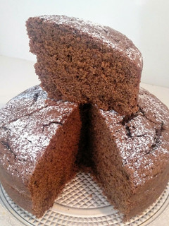 Una foto de Bizcocho de chocolate y naranja