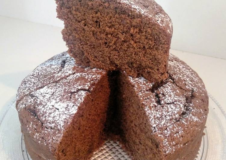 Bizcocho de chocolate y naranja
