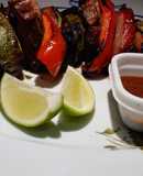 Brochetas de res