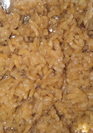 A picture of Jaggery Rice.