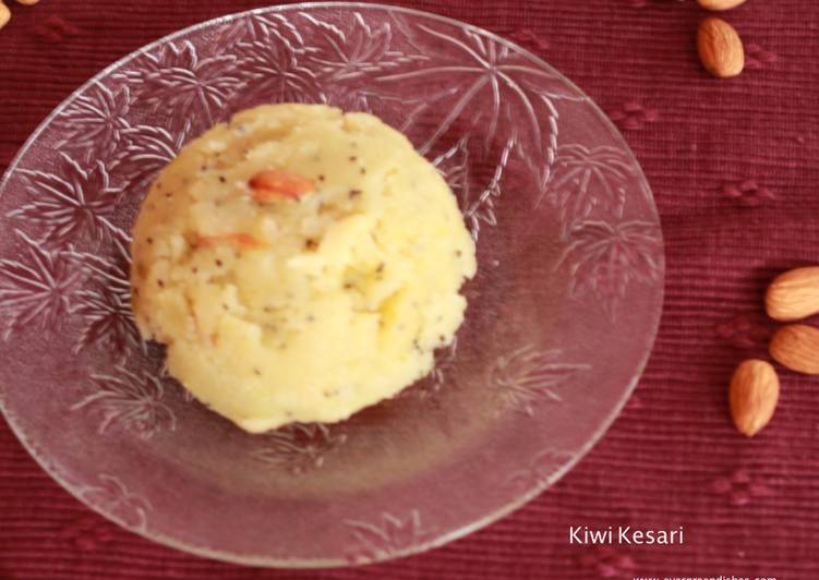 Steps to Make Ultimate Kiwi Kesari