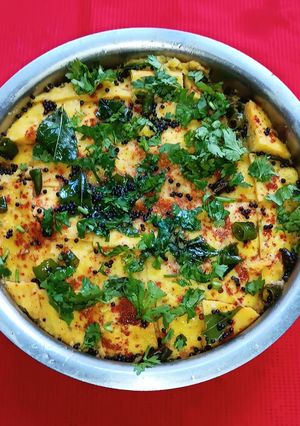 A picture of Instant Khaman Dhokla.