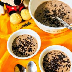A picture of Chocolate phirni.