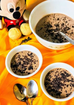 A picture of Chocolate phirni.