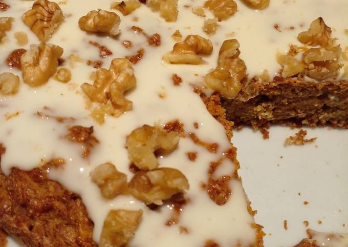 Tortita de zanahoria y harina integral sin azúcar