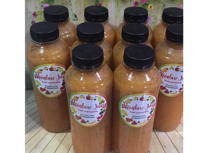 Bagaimana Membuat Diet Juice Pumpkin Apple Pomegranate Mango Chiaseed yang Menggugah Selera