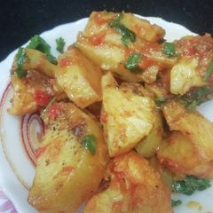 A picture of Cauli-potato Bhaji.