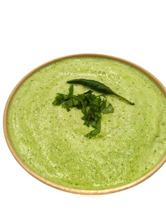 A picture of Green Coconut Chutney #jikonichallenge.