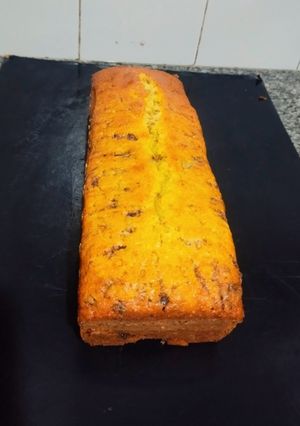 Una foto de Budín de Naranja con Trozos de Chocolate