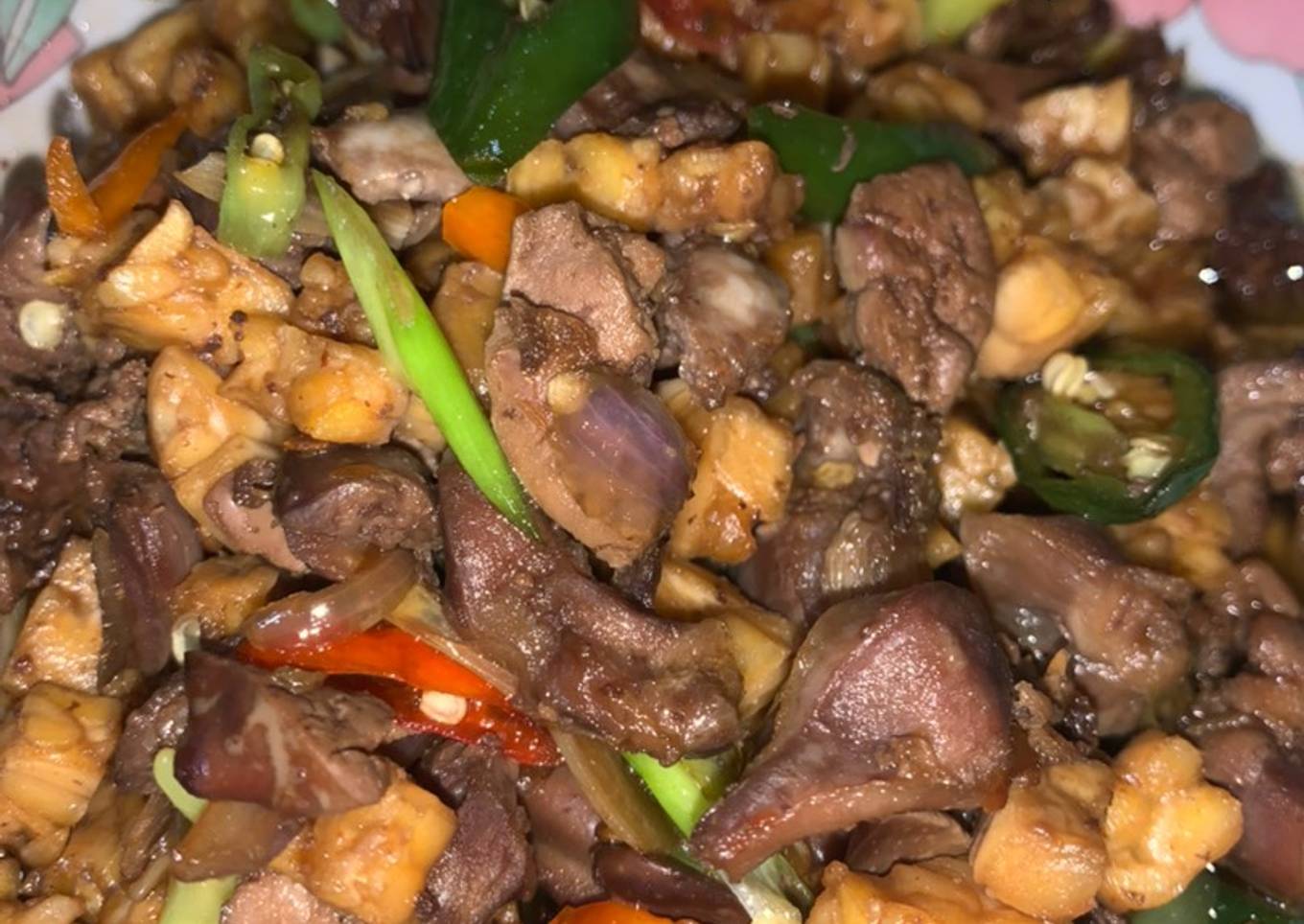 Sambel Goreng Tempe Hati Ampela