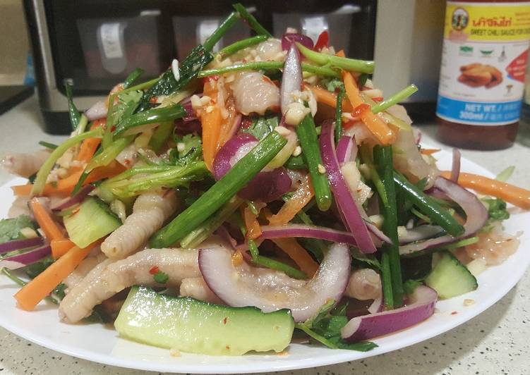 Salad ceker ala thailand