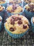 Healthy Banana Choc-chip Oat Muffins | มัฟฟินกล้วยช็อกชิพโอ๊ต