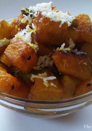 A picture of Simple and Spicy Pumpkin Recipe / No Onion Garlic Pumpkin Recipe.