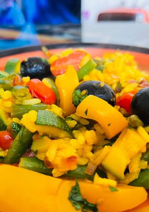 Foto di Mix di riso e verdure al limone e olive