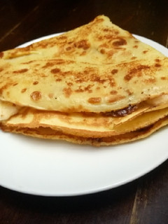 Una foto de Crepes de Nutella y Banana