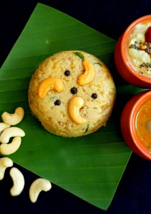 A picture of Foxtail millet pongal.