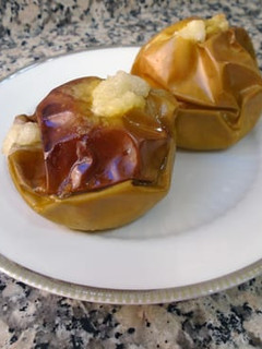 Una foto de Manzanas asadas con naranja y limón