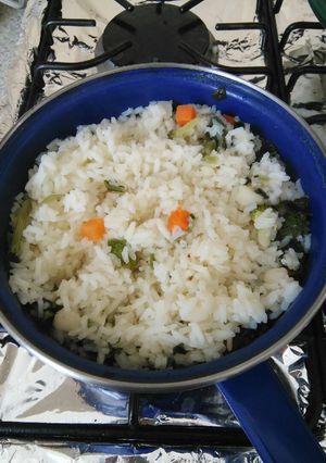 Una foto de Arroz con verduras