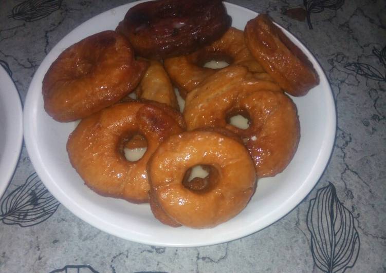 Steps to Prepare Super Quick Homemade Doughnut mai icing sugar