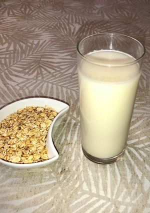 Una foto de Leche de avena