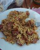 Guiso de pancho con arroz