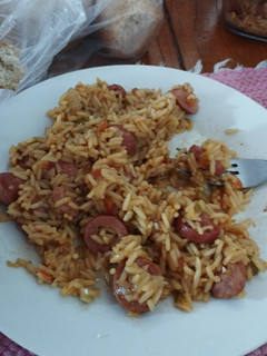 Una foto de Guiso de pancho con arroz