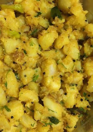 A picture of Potato sabji.