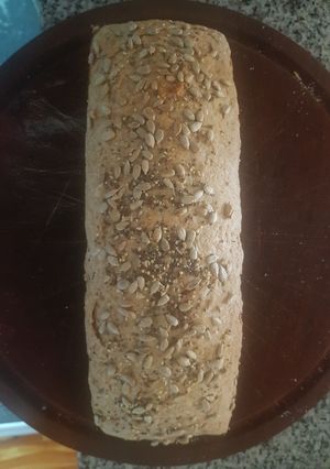 Una foto de Pan casero de harina integral