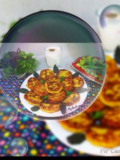 عکسی از دستور کتلت بلغور گندم و سیب زمینی