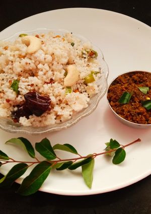 குதிரைவாலி தேங்காய் சாதம் செய்முறை முக்கிய புகைப்படம்