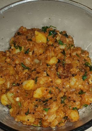 A picture of Masala potato.