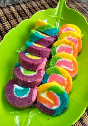 Foto resep Rainbow Roll Minimalis