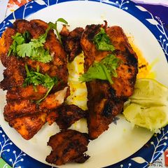 Tandoori chicken 🍗 A picture of Tandoori chicken 🍗.