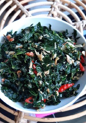 Foto resep Tumis daun pepaya jepang