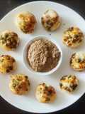 Maize flour, sweet corn vegetable fritters