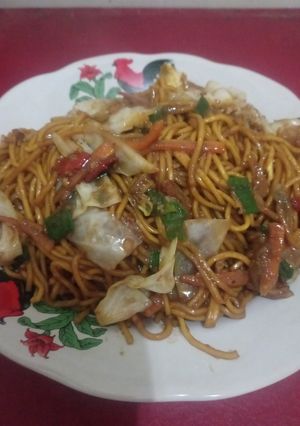 Foto resep Mie kuning goreng nyemek