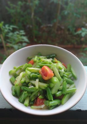 Foto resep Tumis bumbu buncis labu siam