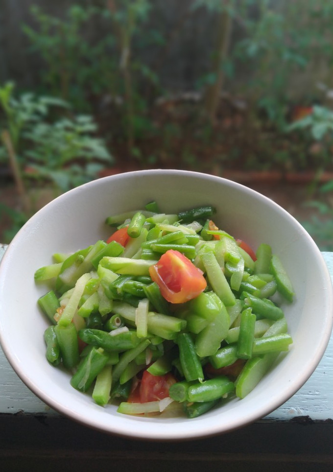 Foto resep Tumis bumbu buncis labu siam