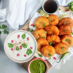 Aloo tikki A picture of Aloo tikki.