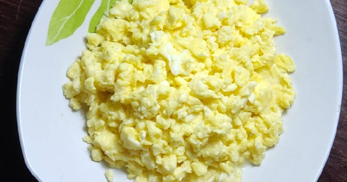 Resep Scrambled Eggs Ala Mcd Oleh Karlina Kitchen Cookpad