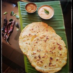 A picture of Rice roti/akki rotti.