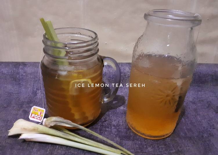 Bagaimana Menyiapkan Ice lemon tea sereh Anti Gagal