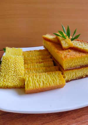 Foto resep Bika Ambon Khas Medan - irit Telur (Versi Oven & Pasir)