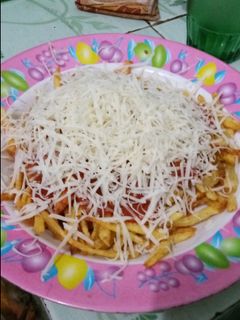 Foto resep French fries bolognese