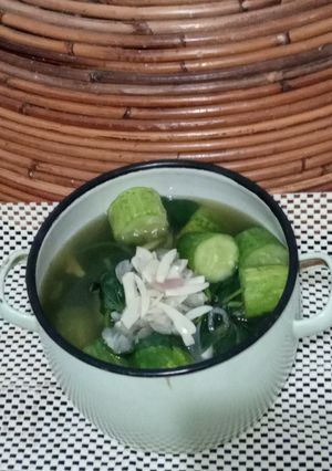 Foto resep Bening Daun Ubi Mix Timun