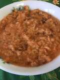 Compote de prunes, coings et pommes