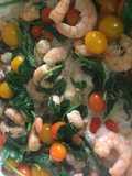 Camarones veggies