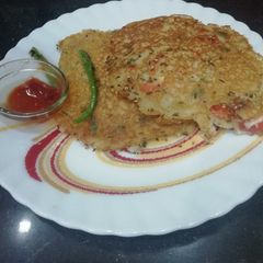 A picture of RICE & Vegetable Chilla.