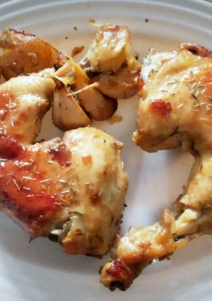 Foto resep Ayam Panggang ala Barat
