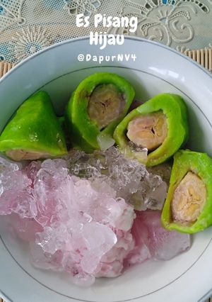 Foto resep Es Pisang Hijau
